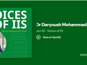 Dr Daryoush Mohammad Poor | Voices of IIS